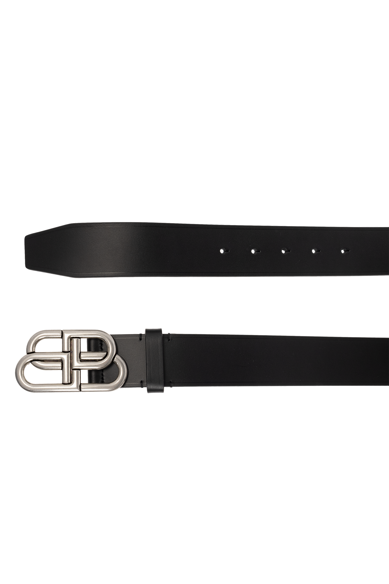 Balenciaga Leather belt with logo | Men's Accessories | Vitkac